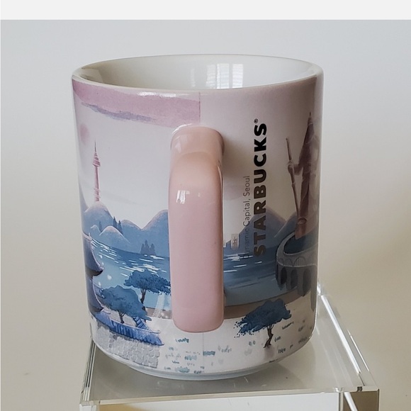 Starbucks Seoul Mug with Pink skyline - Picture 5 of 7